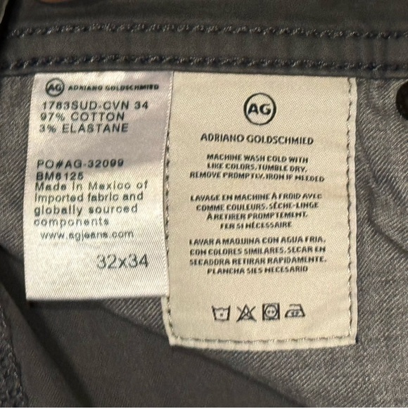 AG Adriano GoldSchmied Tellis Modern Slim Mens 32 - Picture 8 of 11